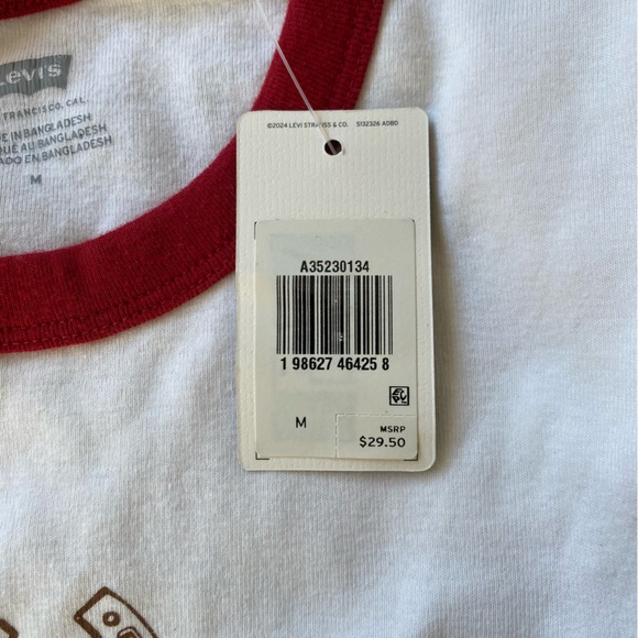 Levi’s Graphic Mini Ringer Tee - Picture 6 of 12